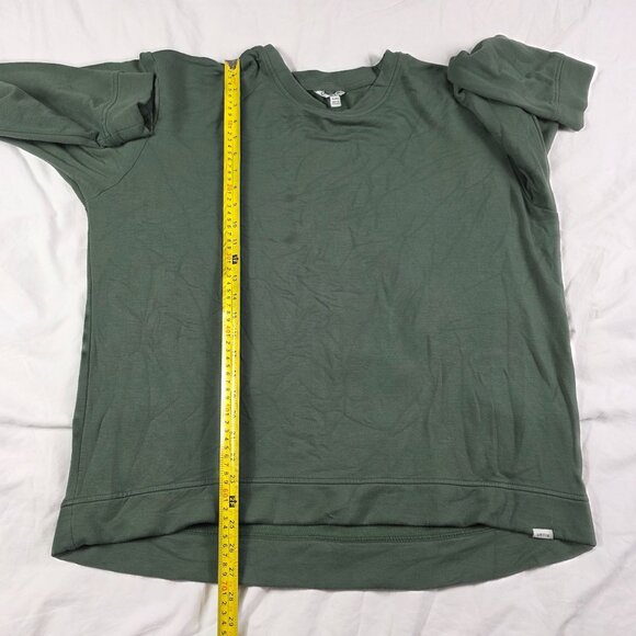 Orvis Womens XL Green Long Sleeve Crewneck Pullover Sweater Casual Relaxed Fit - Picture 8 of 9